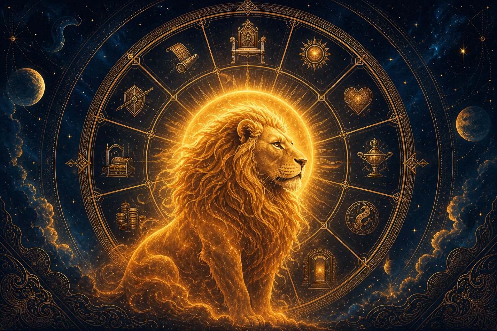 Leo in All 12 Houses in Vedic Astrology