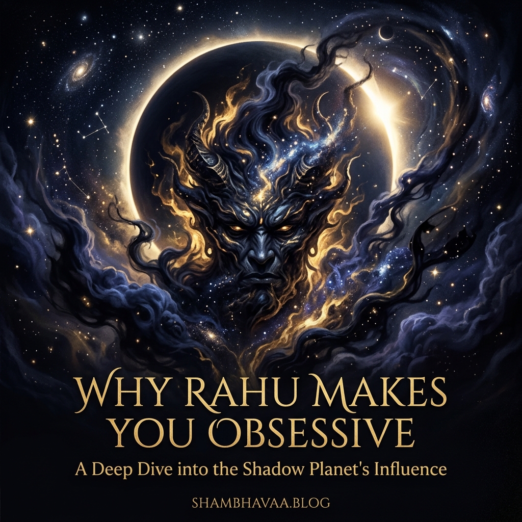 Why Rahu Makes You Obsessive — The Dark Psychology of Rahu in Vedic Astrology