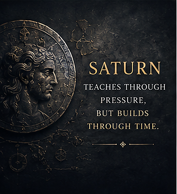 Saturn teaches through pressure, but builds through time